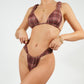 Cherry Cola Plaid Wide Band Bottom